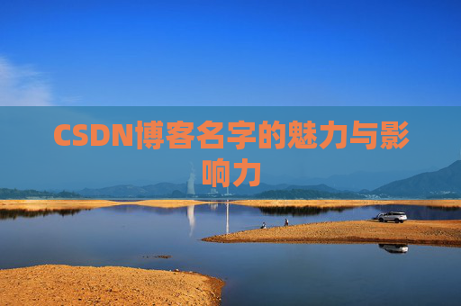 CSDN博客名字的魅力与影响力